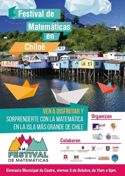 Estaremos en el próximo Festival de Matemática en Castro (5 de Octubre)