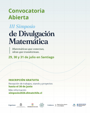 III Simposio de Divulgación Matemática (29, 30 y 31 de Julio)